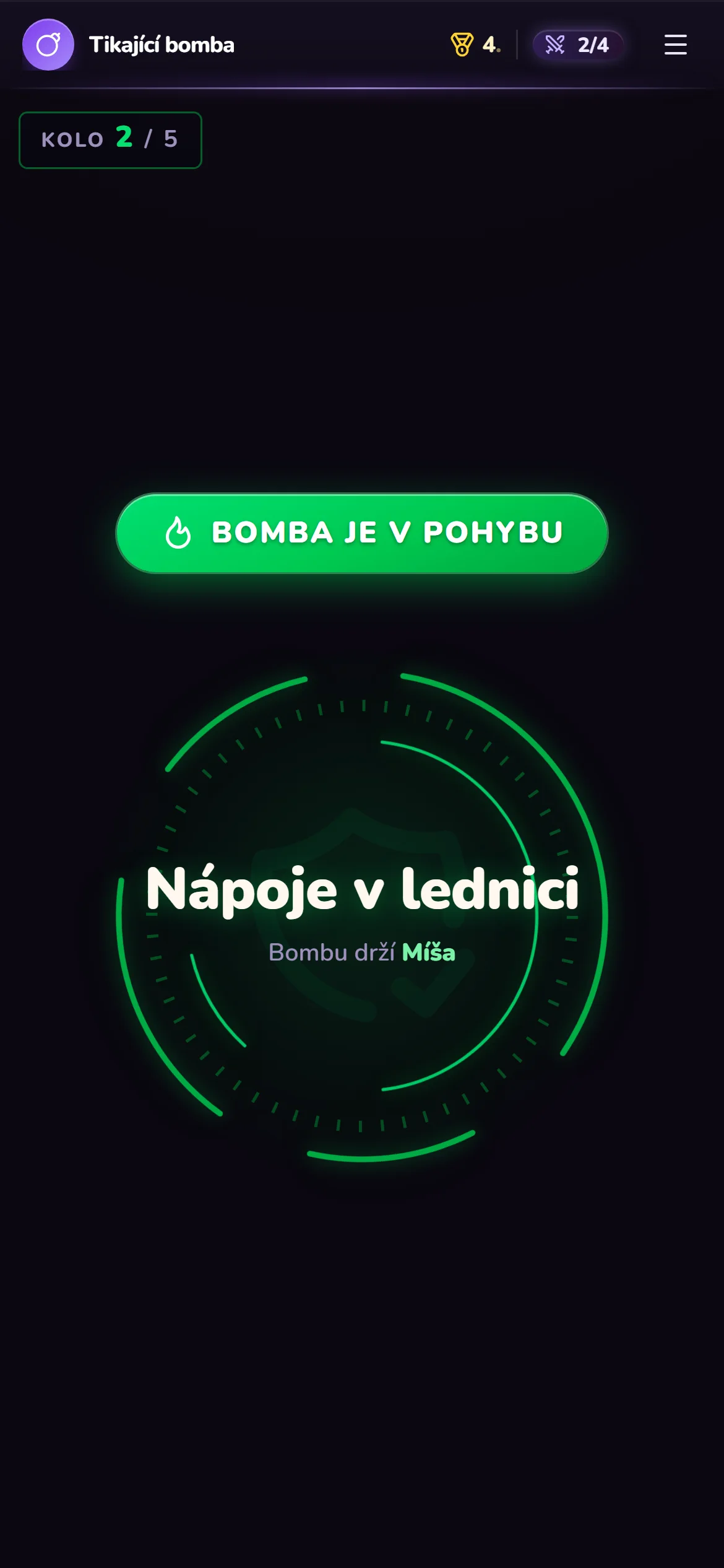Když ji nedržíš, jen sleduješ, u koho zrovna tiká.